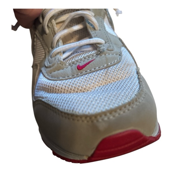 Nike Air Max Sneakers - Silver and Pink Accents Size 5 Flaws - Picture 4 of 7